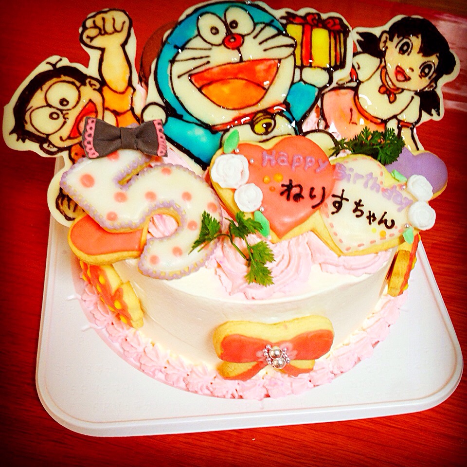 ドラえもん のび太 しずかちゃんのラブリーケーキ Miki Snapdish スナップディッシュ Id Dsqdxa