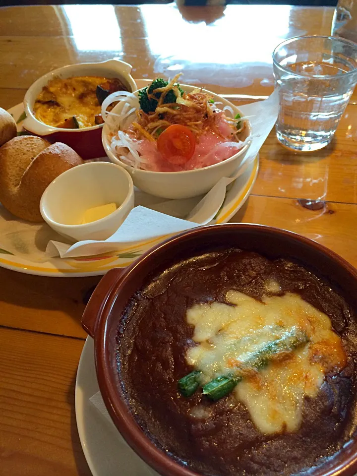 ペーターの黒パンセット。
3人でランチ（＾∇＾）|しーさん