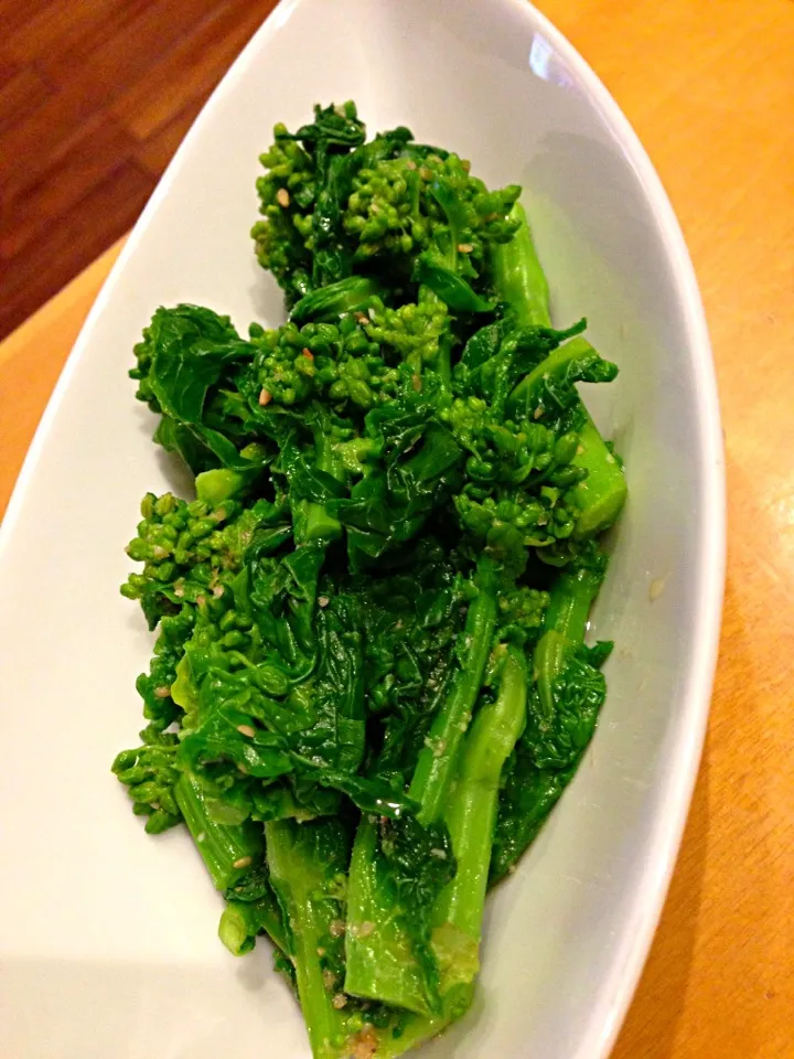 菜の花 山葵和え|あきらさん