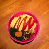 Snapdishの料理写真:オムライス弁当|いずみさん