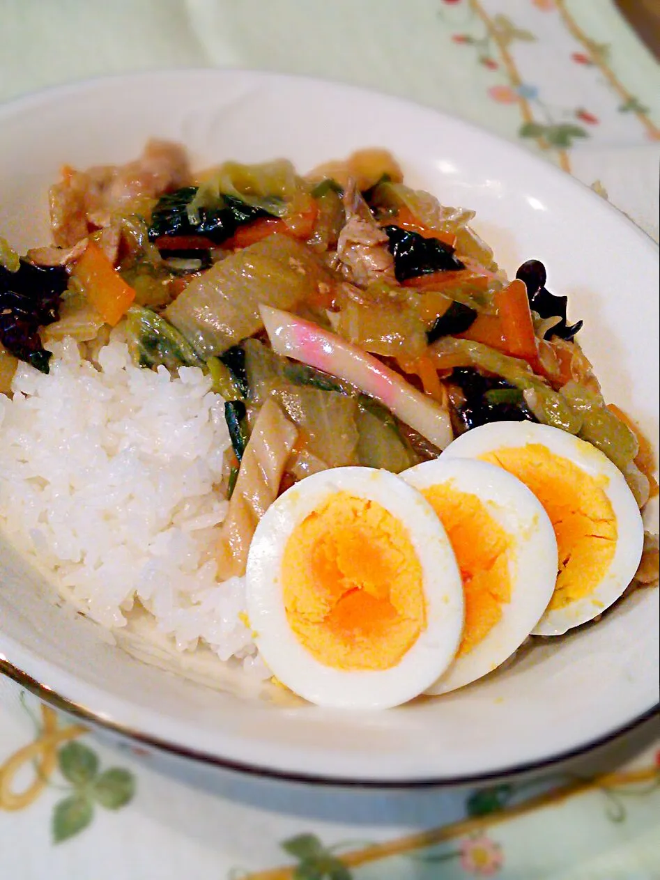 五目うま煮丼|あゆさん