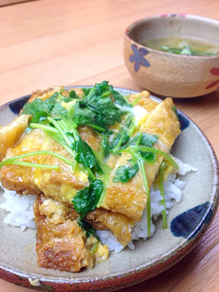 油揚げミツバ丼|GENさん