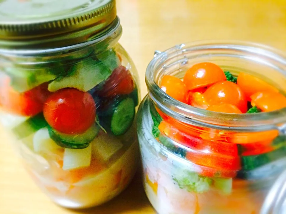 Mason jar Salad part3|Masakiさん