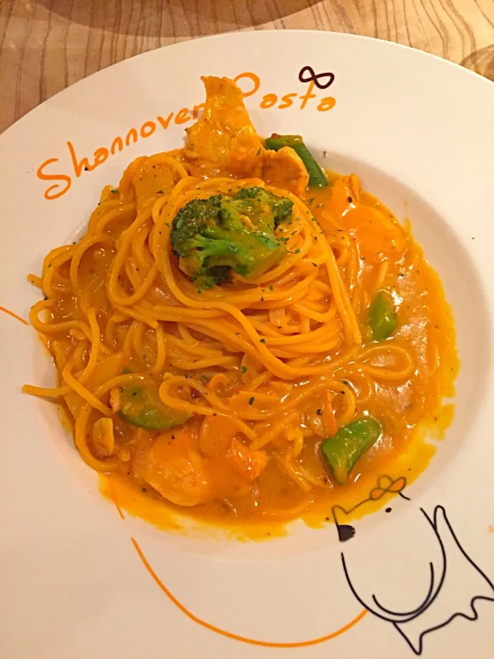 Pumpkin pasta|Amber Choさん