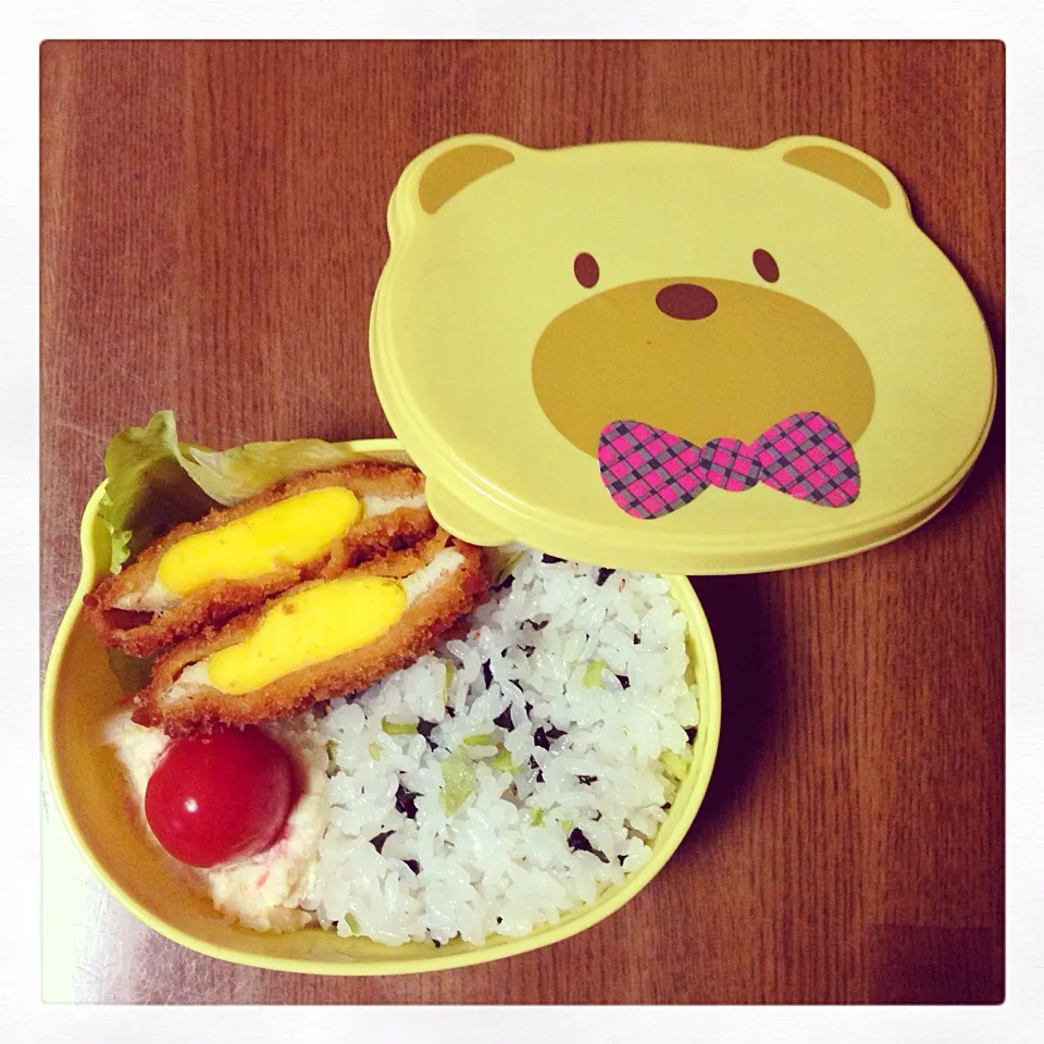 ハムエッグフライ弁当🐻💕|junjunさん