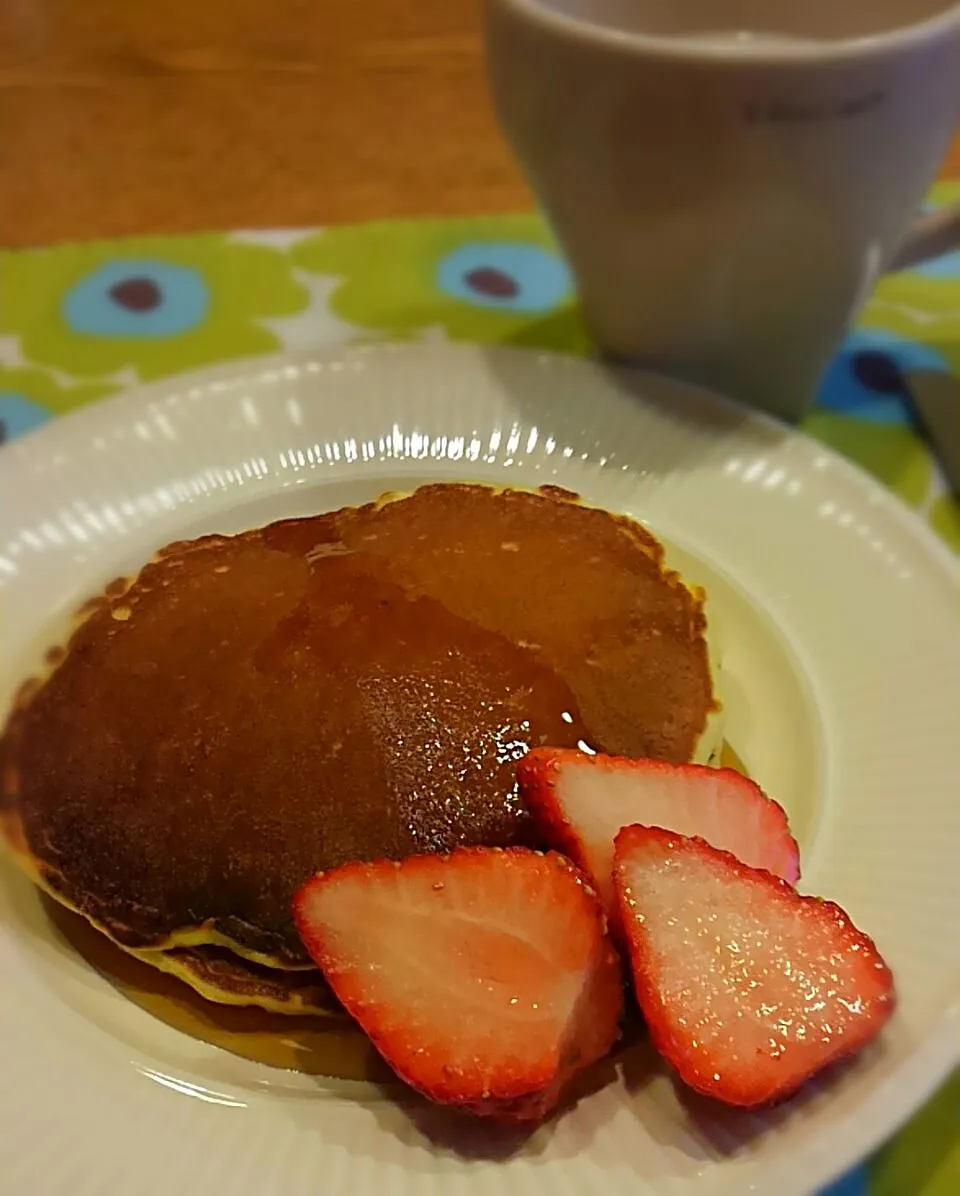 ココナッツオイルで焼いたパンケーキ|ヴェローナのパン屋さんさん