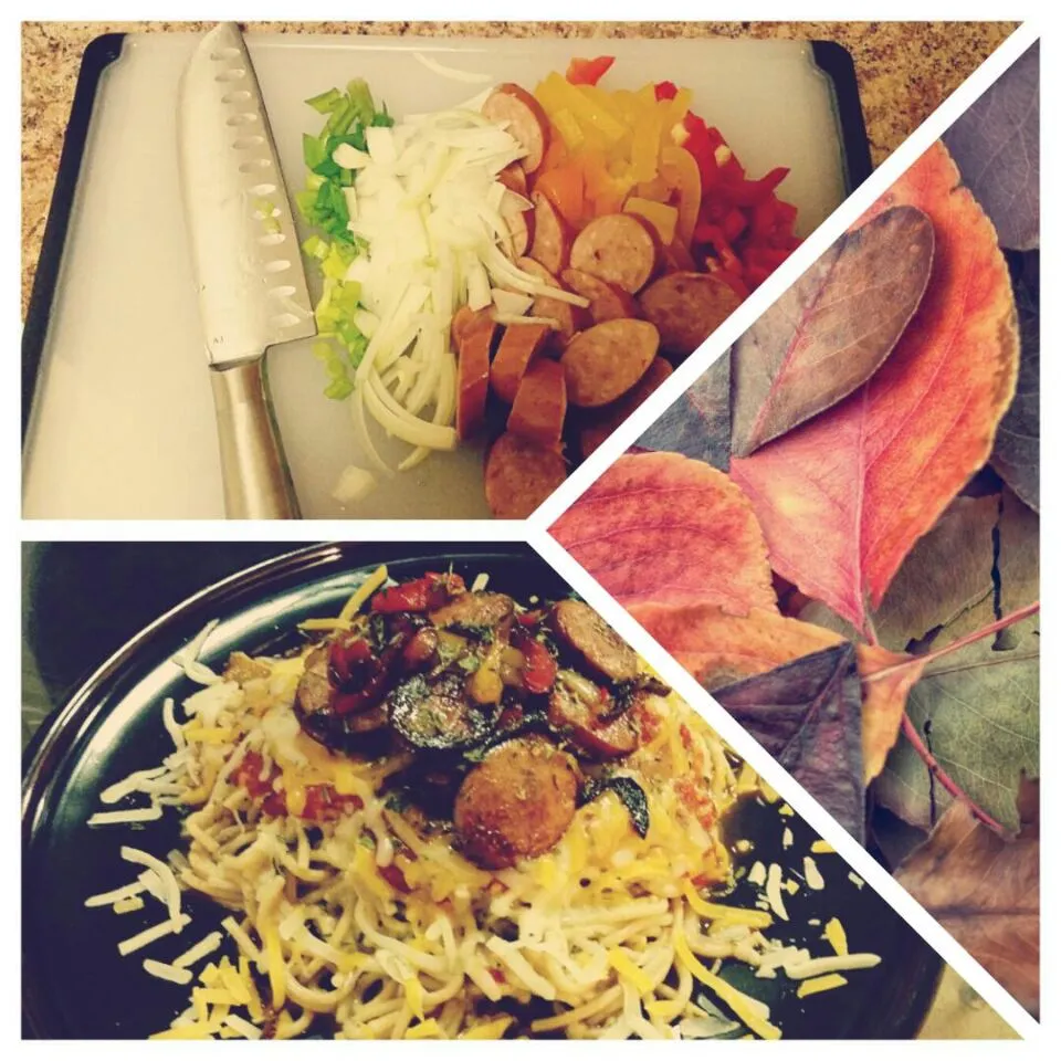 Wheat pasta and Sausage|kenny jさん