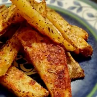 zesty crispy oven fries #rotundchef|KrissiLoud Biasielloさん