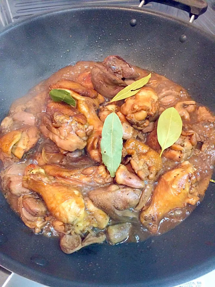 cooking chicken adobo|Alona Suazoさん