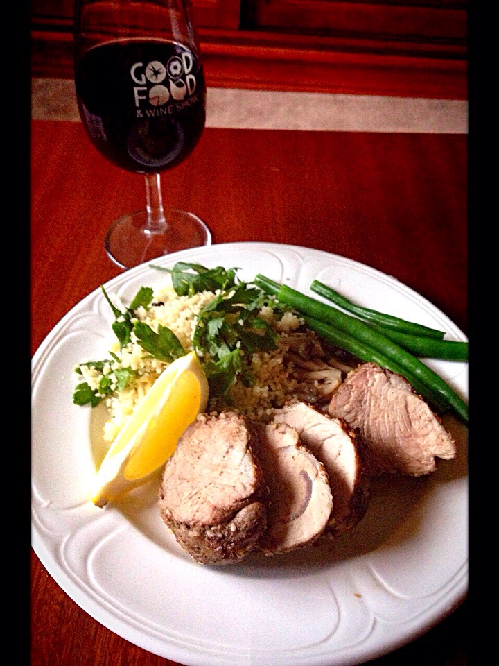 Zaatar pork with jewelled couscous/kazuko Tsuji SnapDish[スナップディッシュ