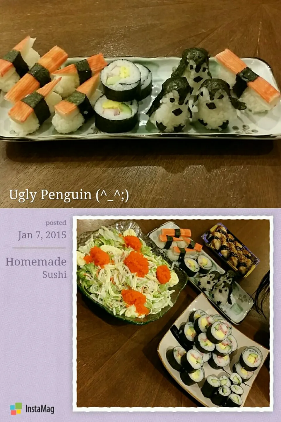 (^_^;)Ugly Penguin Sushi|Connie  Chuiさん