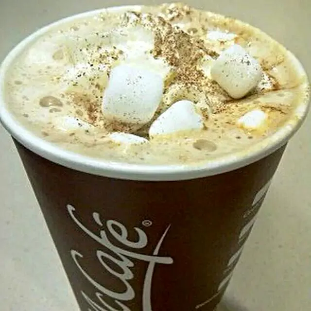 Warming Up Hot Chocolate from McDonald's added Marshmallows and Cinnamon #Drinks #Snack/Teatime 😋 💯 😋|Alisha GodsglamGirl Matthewsさん