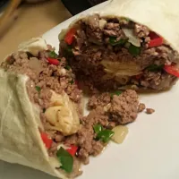 Ground lamb burritos.|Santiago Archuletaさん