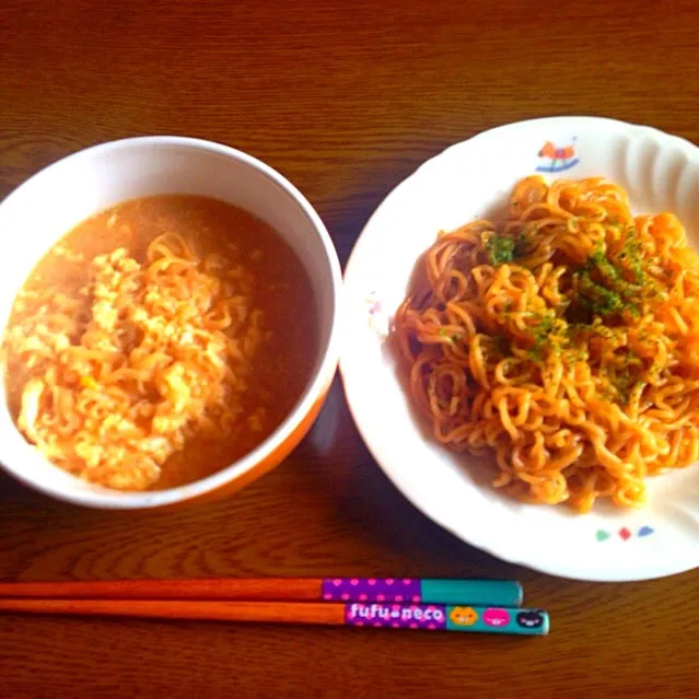 チキンラーメン焼きそば|まからいとさん