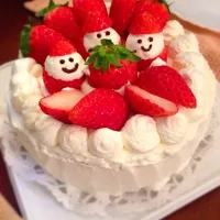 Snapdishの料理写真:クリスマスケーキ|mayuminさん