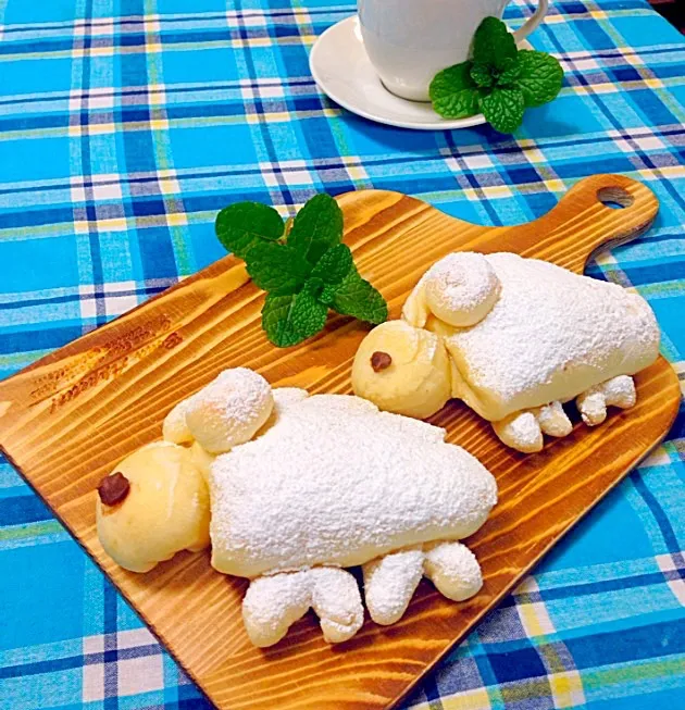 さわこさんの料理 隔離病棟へ‥お届け‥。羊🐑あんぱん♬|のぶさん