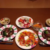 Snapdishの料理写真:クリスマスパーティー|みっちーさん