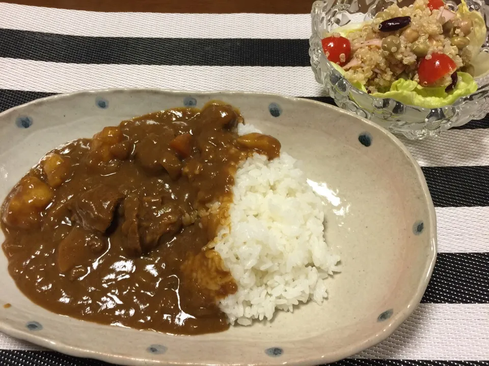 カレー キヌアサラダ|愛ペガさん