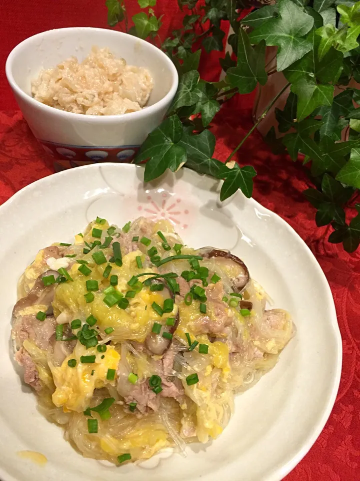 咲きちゃんさんの料理 じんわりホカホカ✨とろみ生姜春雨麺✨|みなさん