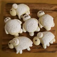 さわこさんの料理 羊🐑あんぱん♬  ➕ベイマックスパン