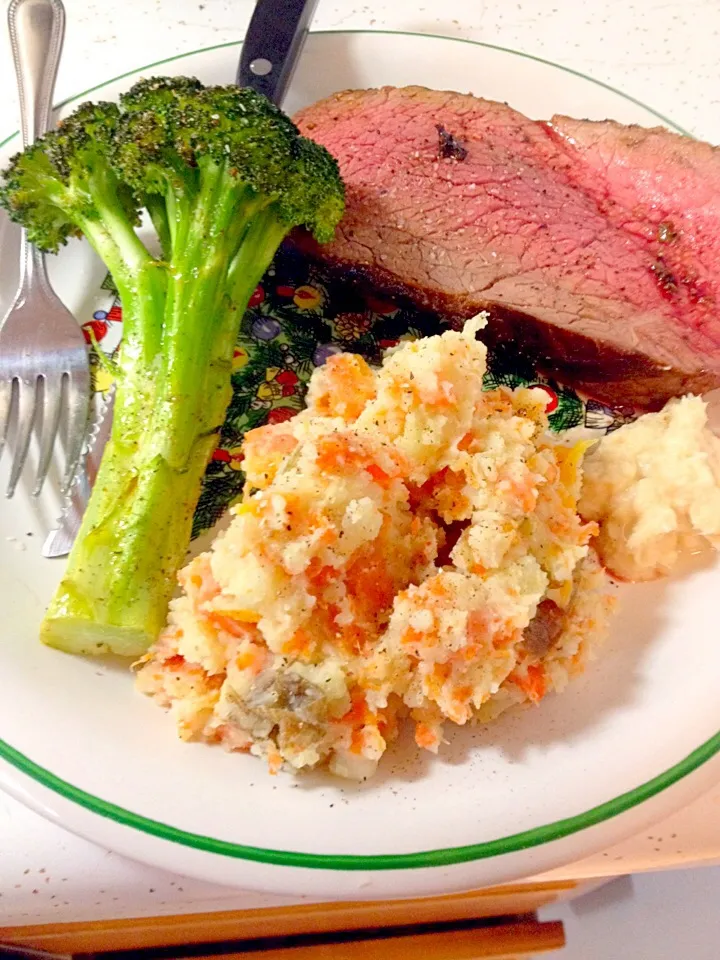 Roast beef, potato and carrot mash|virginia frasseさん