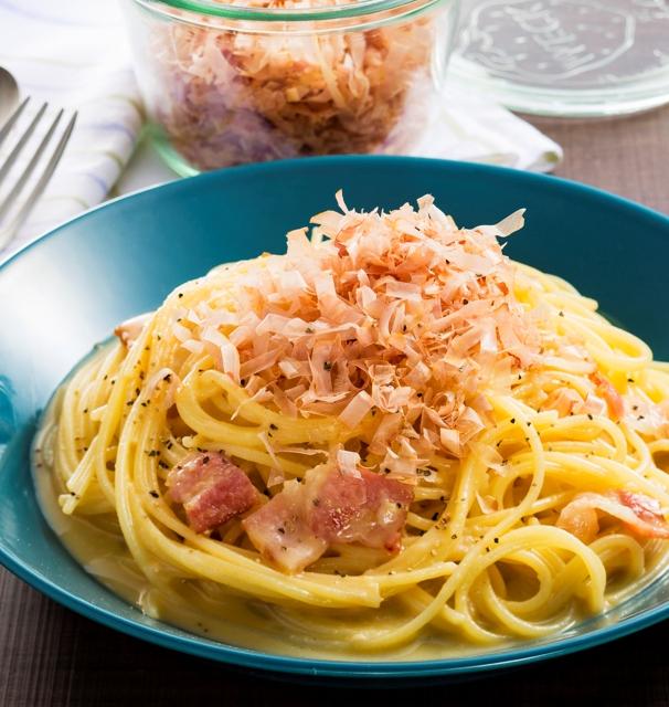 簡単カルボナーラ/いいだし、いい鰹節。ヤマキ | Snapdish[スナップ
