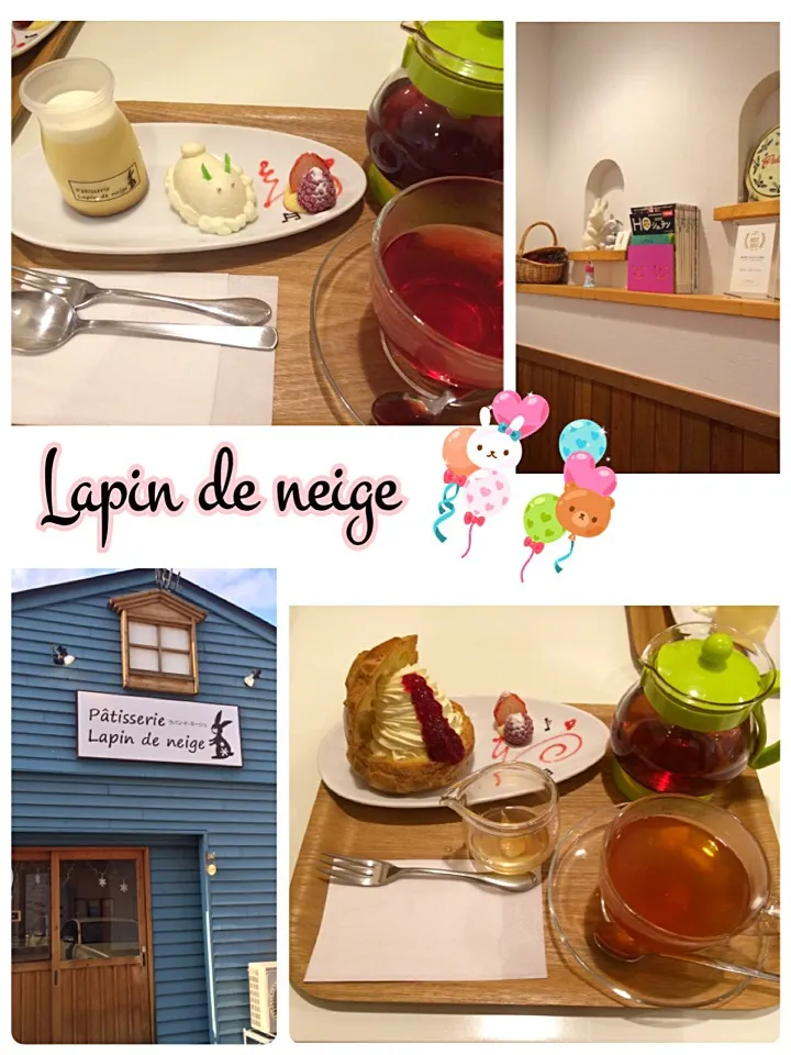 Lapin de neige🐇函館で見つけた可愛いカフェ💕|みきぴょん♪さん