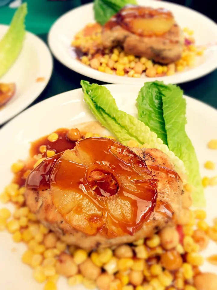 Teriyaki chicken with chickpea salad|Jennette Mundayさん