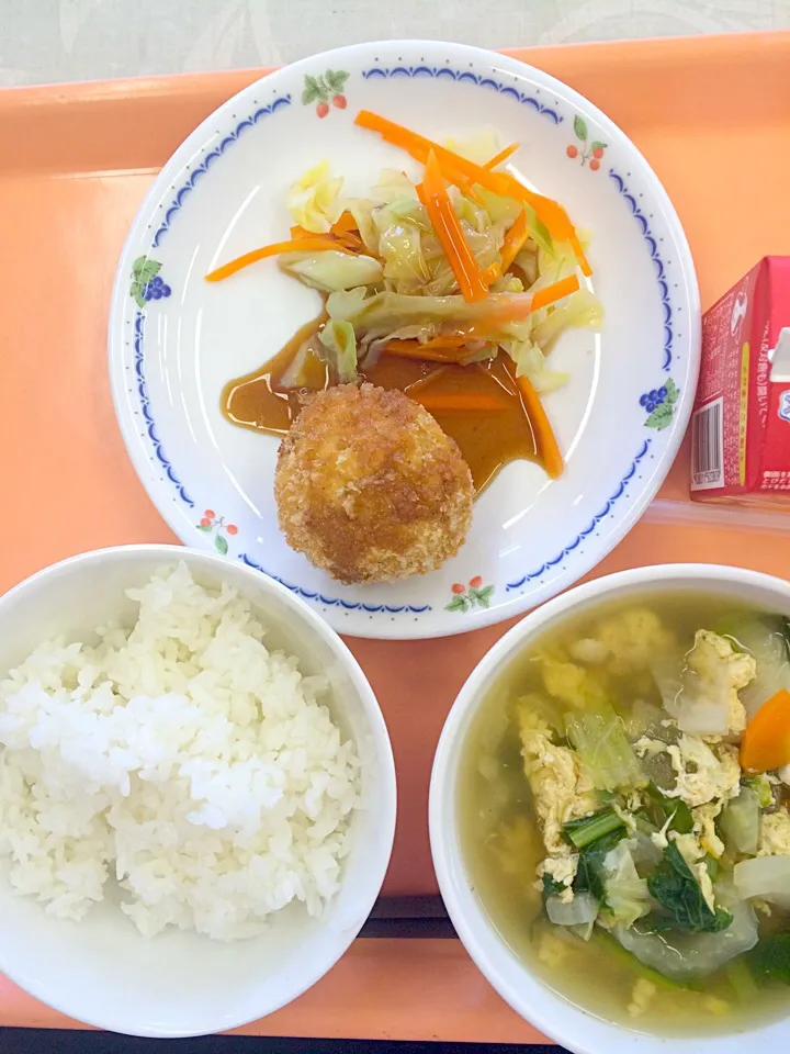 Snapdishの料理写真:今日の給食。|Namiさん