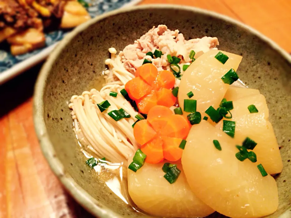 大根と豚肉のあっさり煮|ちょいでぶさん