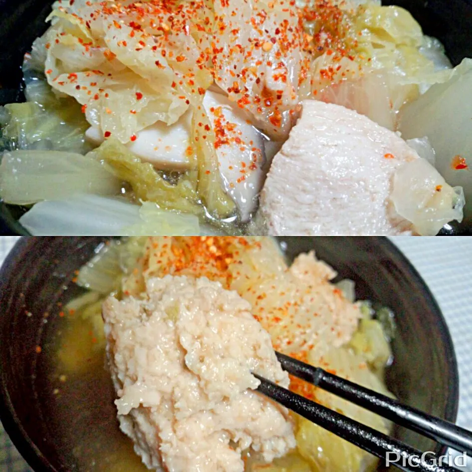 寒ぃ時には、鶏団子鍋 #肉団子 #鶏団子 #ひとり鍋 #あったか料理 #ポカポカ #冬料理|sakumaさん