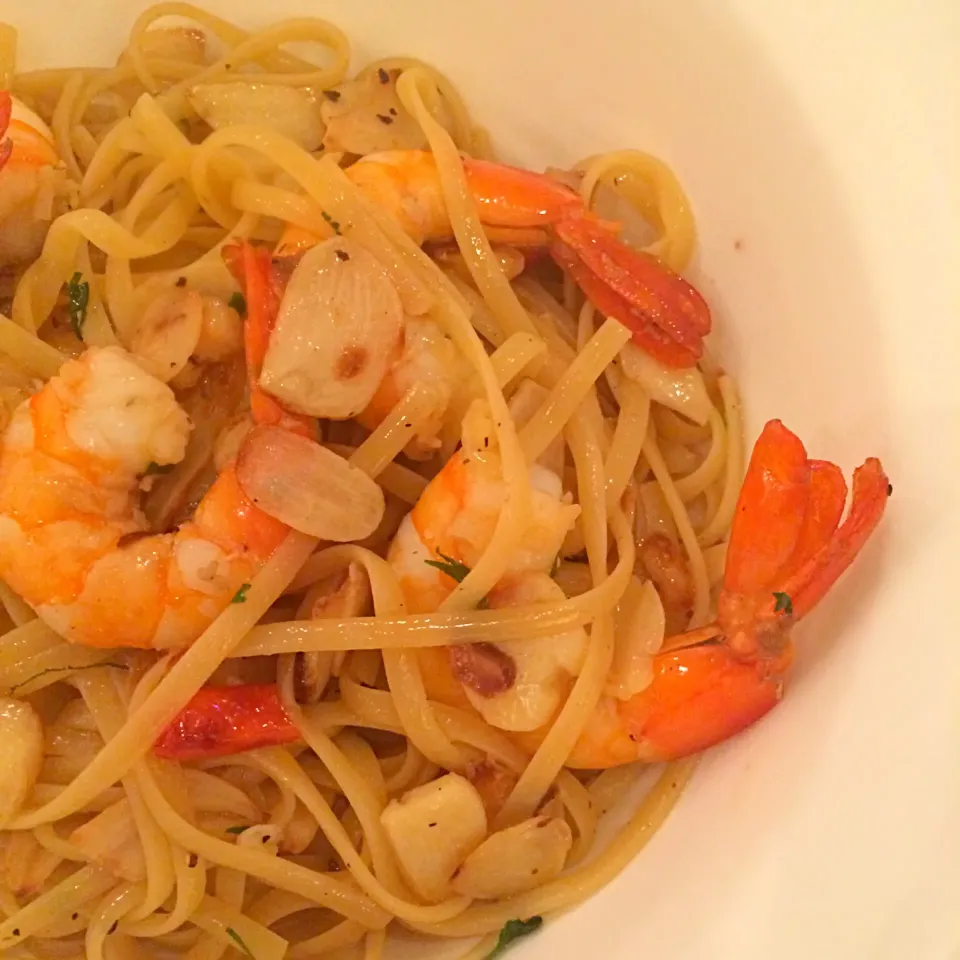 Prawn Aglio olio|shermaineさん