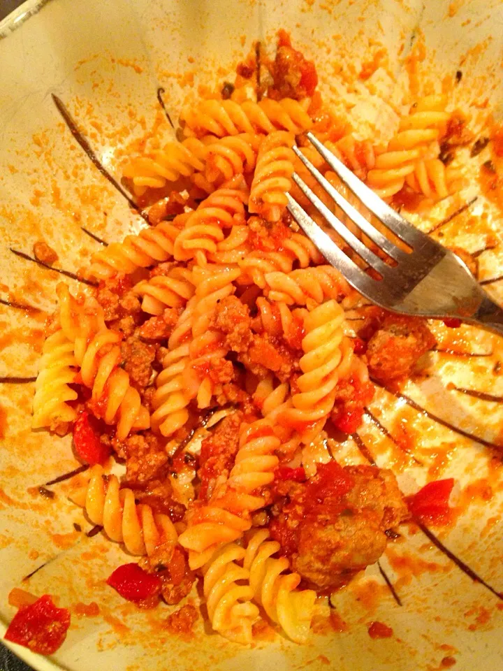 Ground Turkey and gluten free pasta|Megan bさん