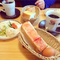 Snapdishの料理写真:コメダモーニング☕️|junjunさん