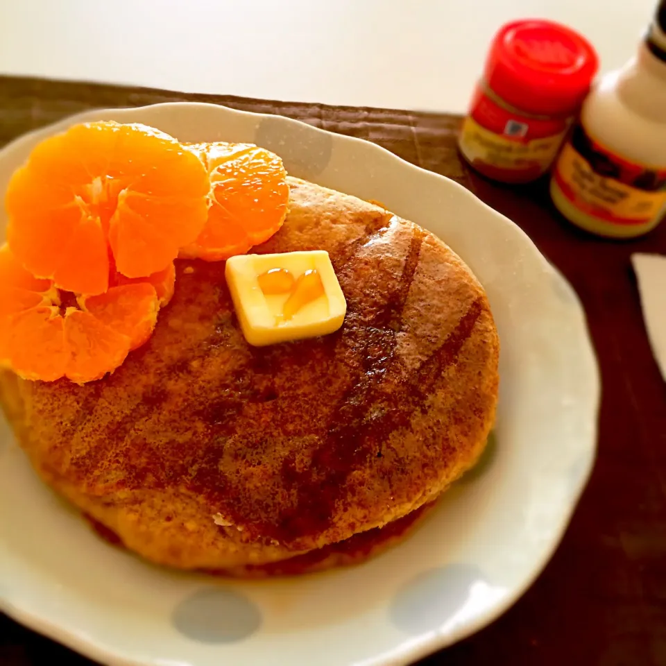 tofu whole wheat pancakes|emi tanakaさん