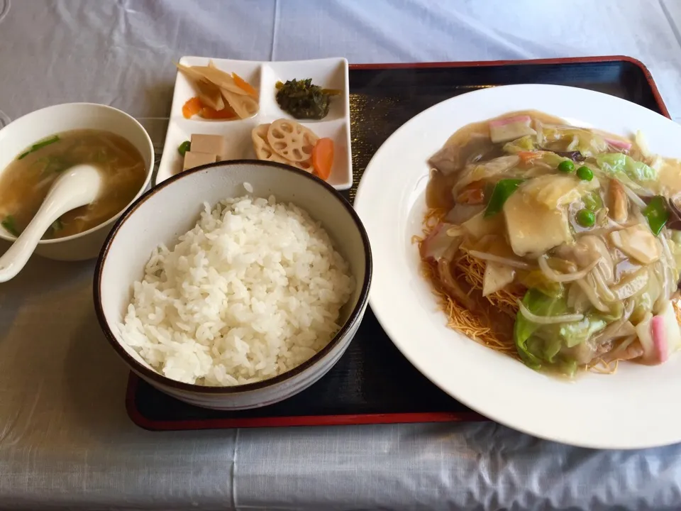 皿うどん定食 680円|Kojiさん