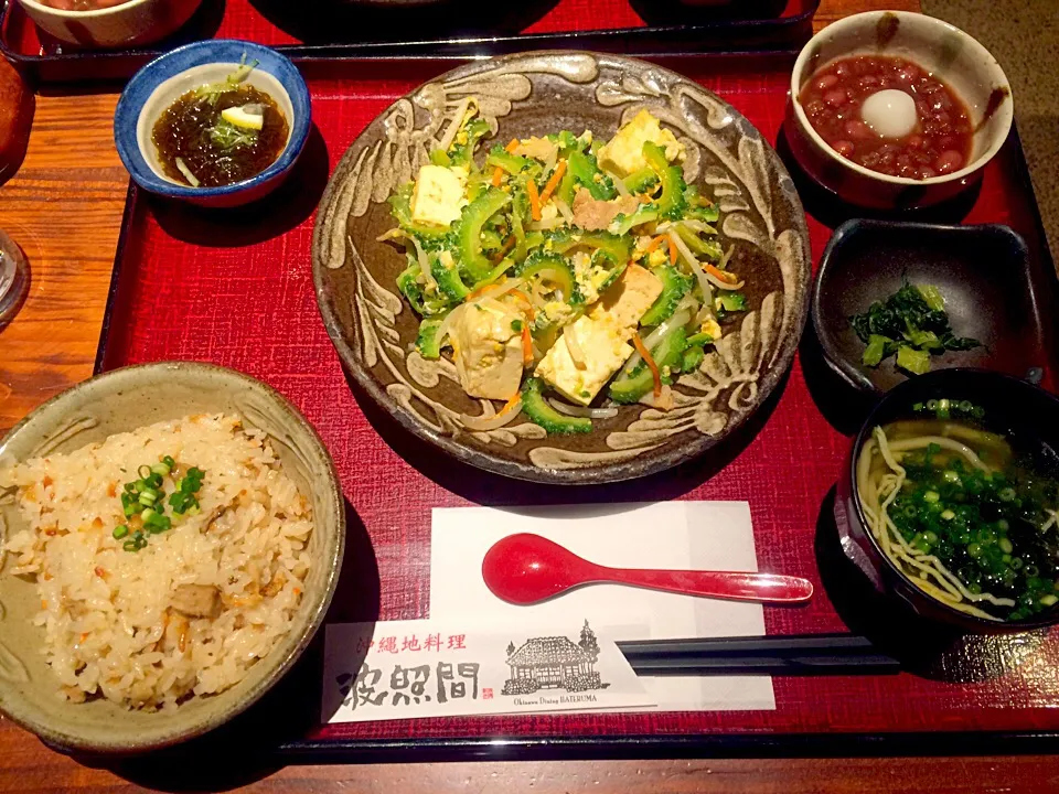 ゴーヤチャンプルー定食|htさん