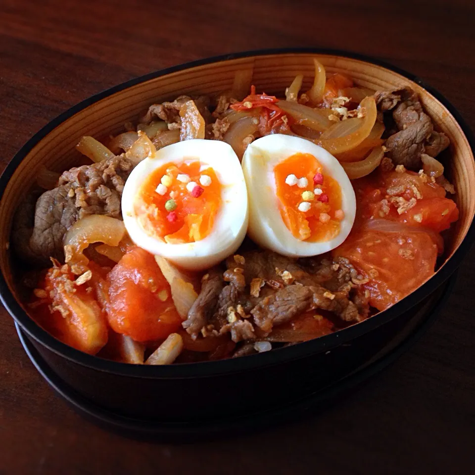 牛肉のトマト焼き弁当|ちっきーさん