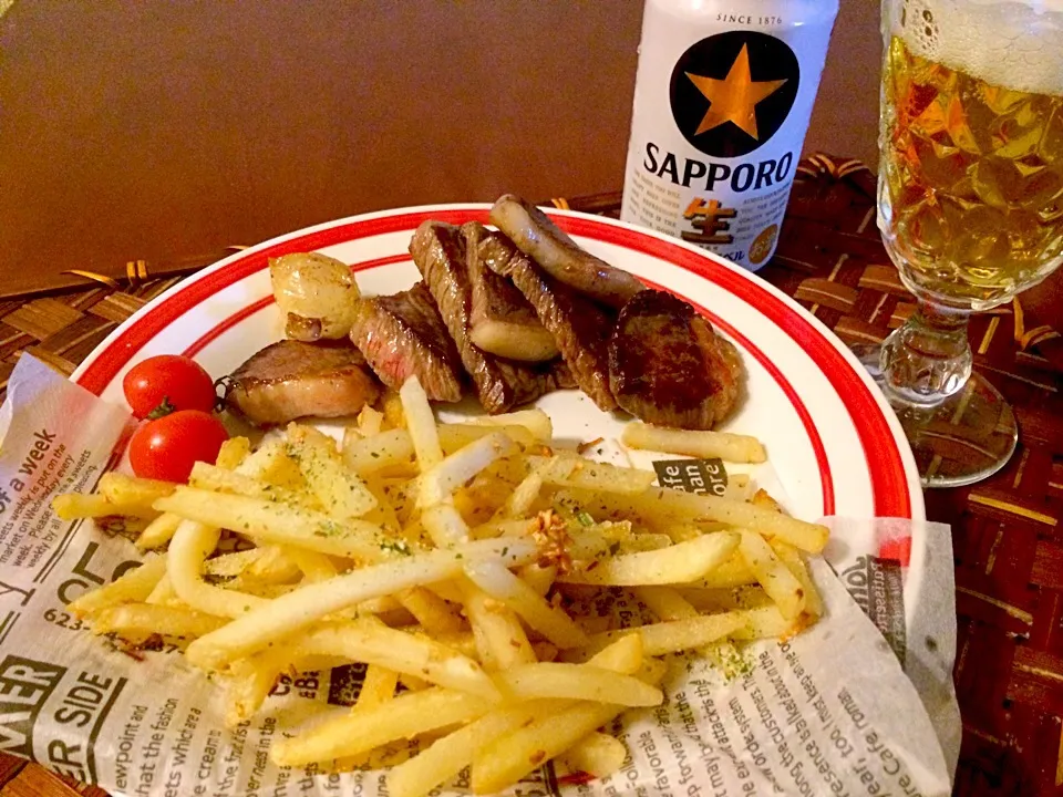 Snapdishの料理写真:1125shino's Anchovy garlic butter french fries🍻志野さんのｱﾝﾁｮﾋﾞｶﾞｰﾘｯｸﾊﾞﾀｰのﾌﾗｲﾄﾞﾎﾟﾃﾄ|🌈Ami🍻さん