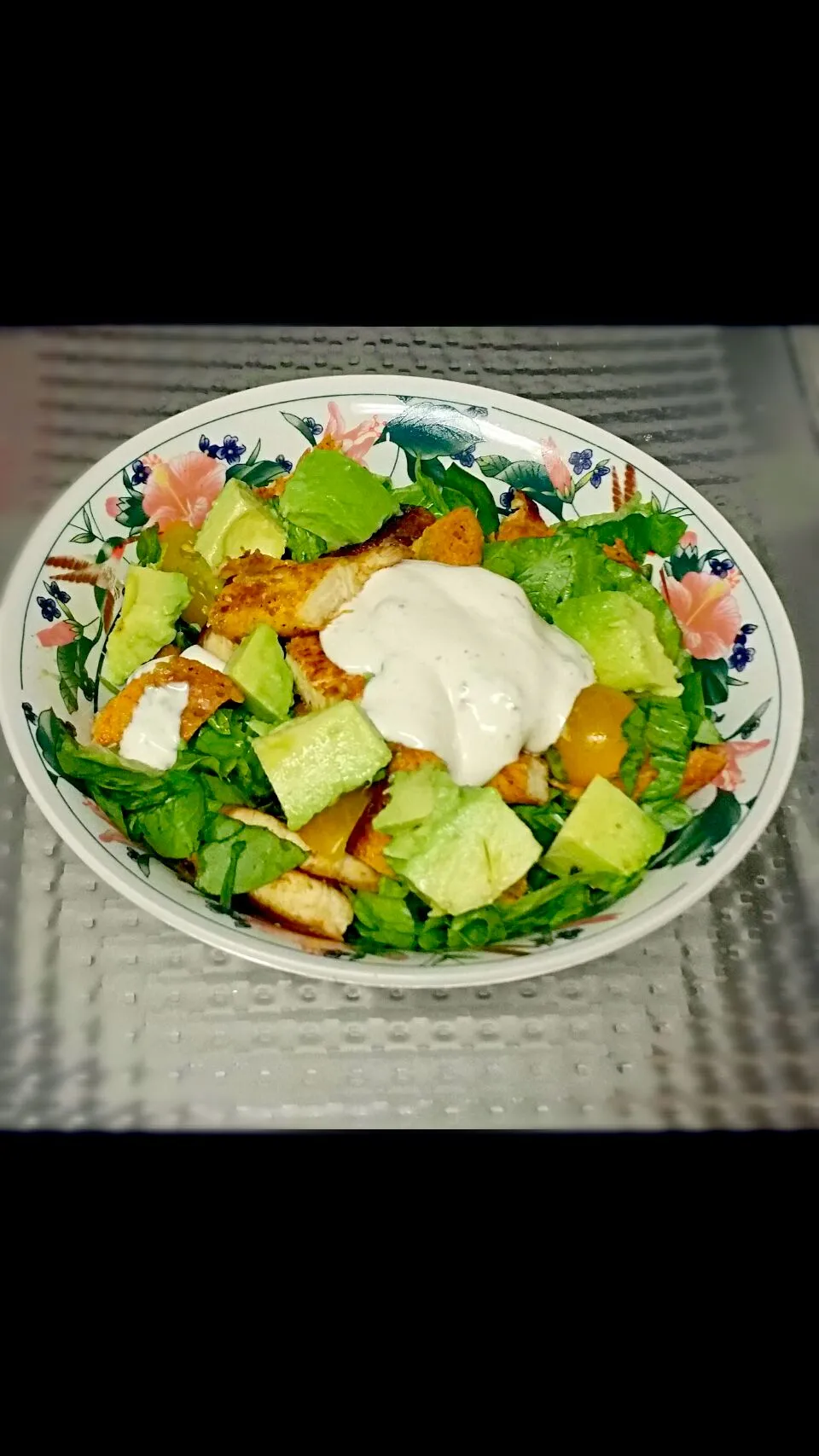 cajun blackened chicken salad|shandrikaさん