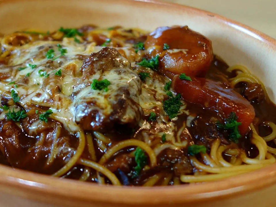 牛肉煮込みパスタ !|バジル🌿さん