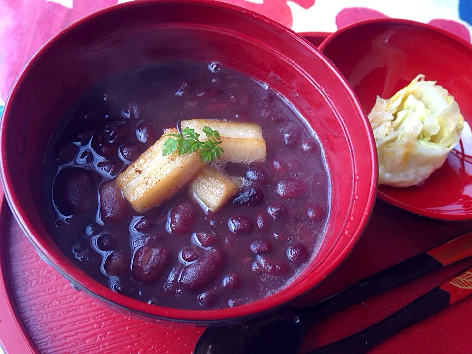 角麩入りぜんざい|矢部肇子さん