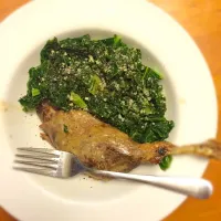 Duck confit with kale|Yi Tanさん