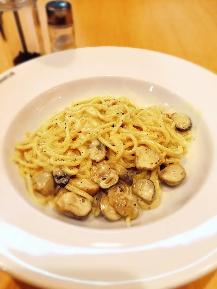 Mushroom Cabonara|nicky tangさん