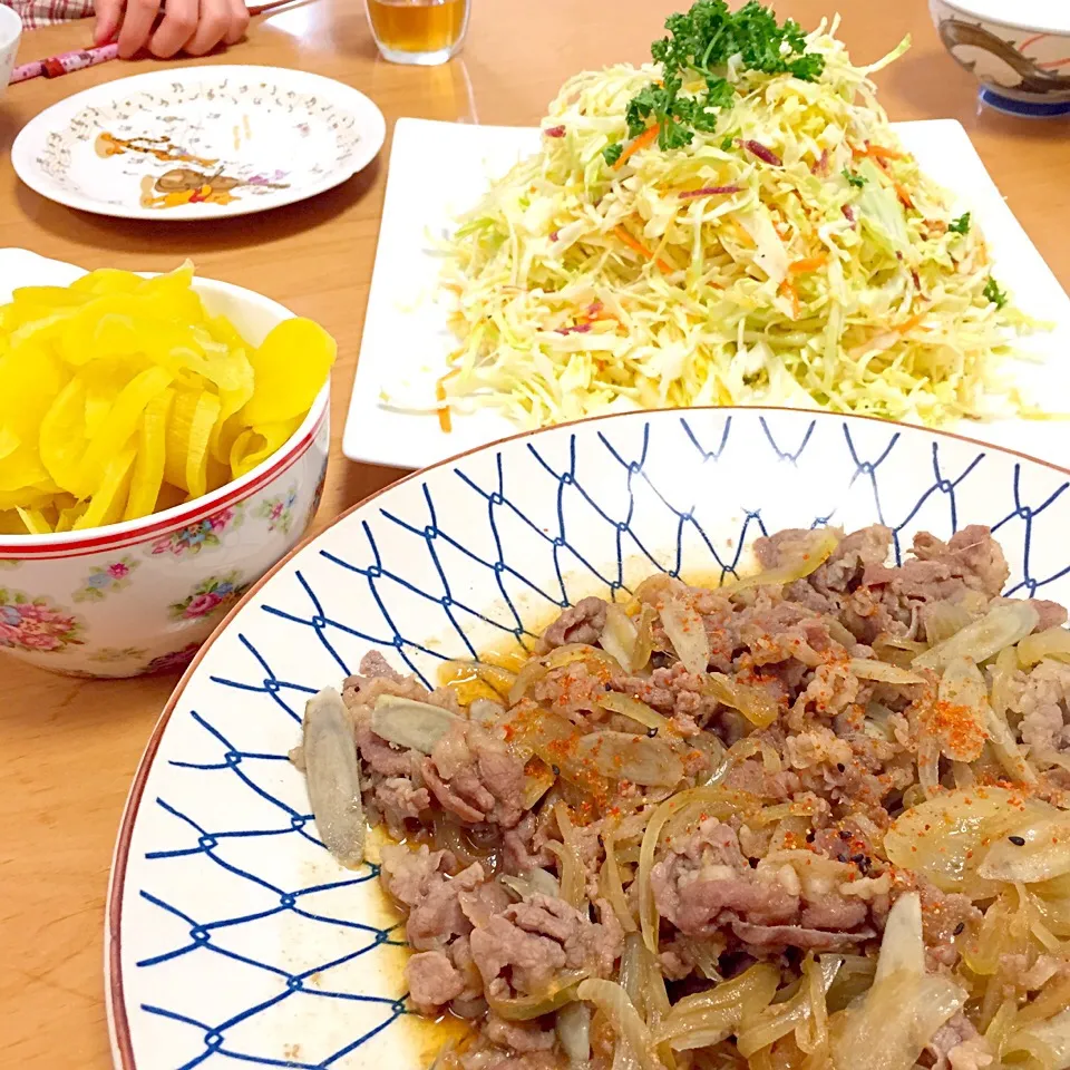 お昼ご飯(((o(*ﾟ▽ﾟ*)o)))いただいたたくあん❤️|ふみぃさん