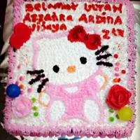 Snapdishの料理写真:hello kitty bdc #birthdaycake|irmayaniさん