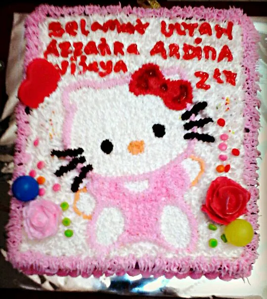 Snapdishの料理写真:hello kitty bdc #birthdaycake|irmayaniさん