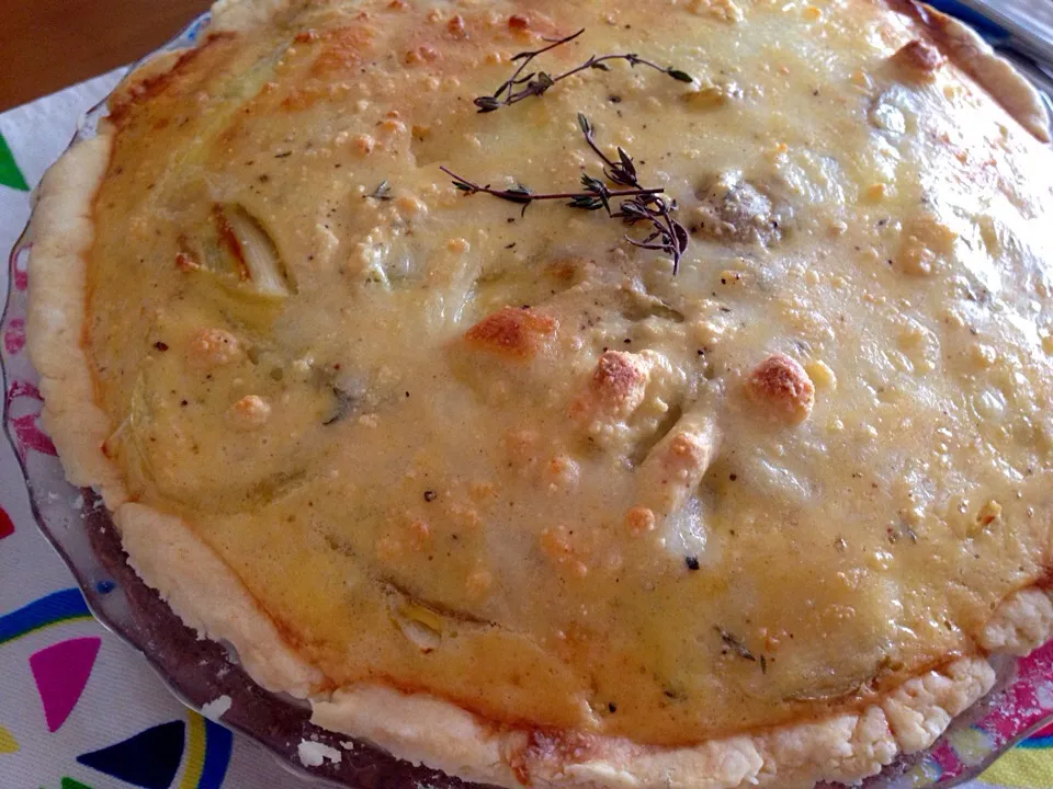 Potato + onion + tuna quiche!|mさん