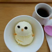 chicken affogatea ice cream #icecream #chicken|Olivia Kustinaさん