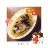 Snapdishの料理写真:オレオアイスクレープ|asa＊°さん